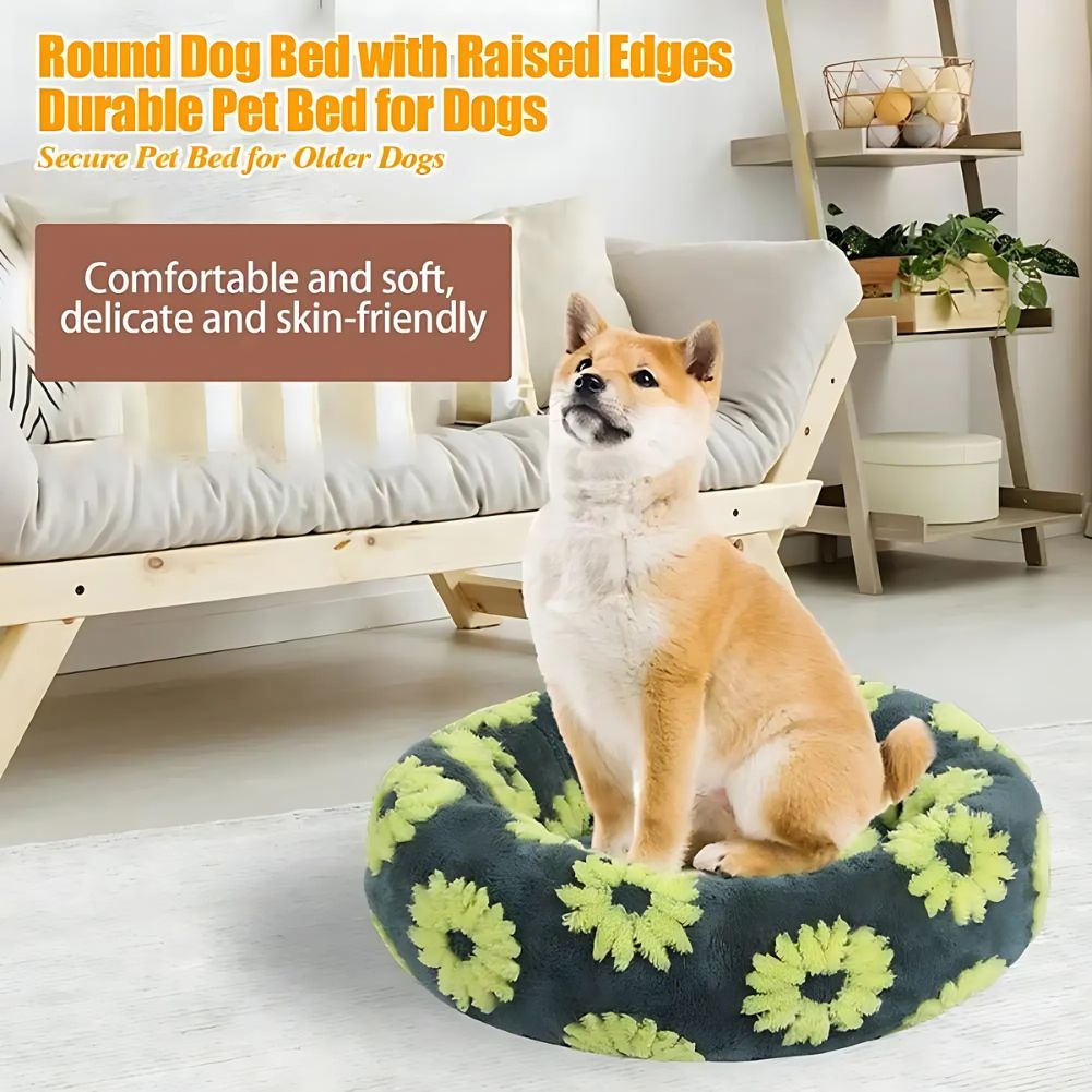 Quality Round Donut Dog Bed