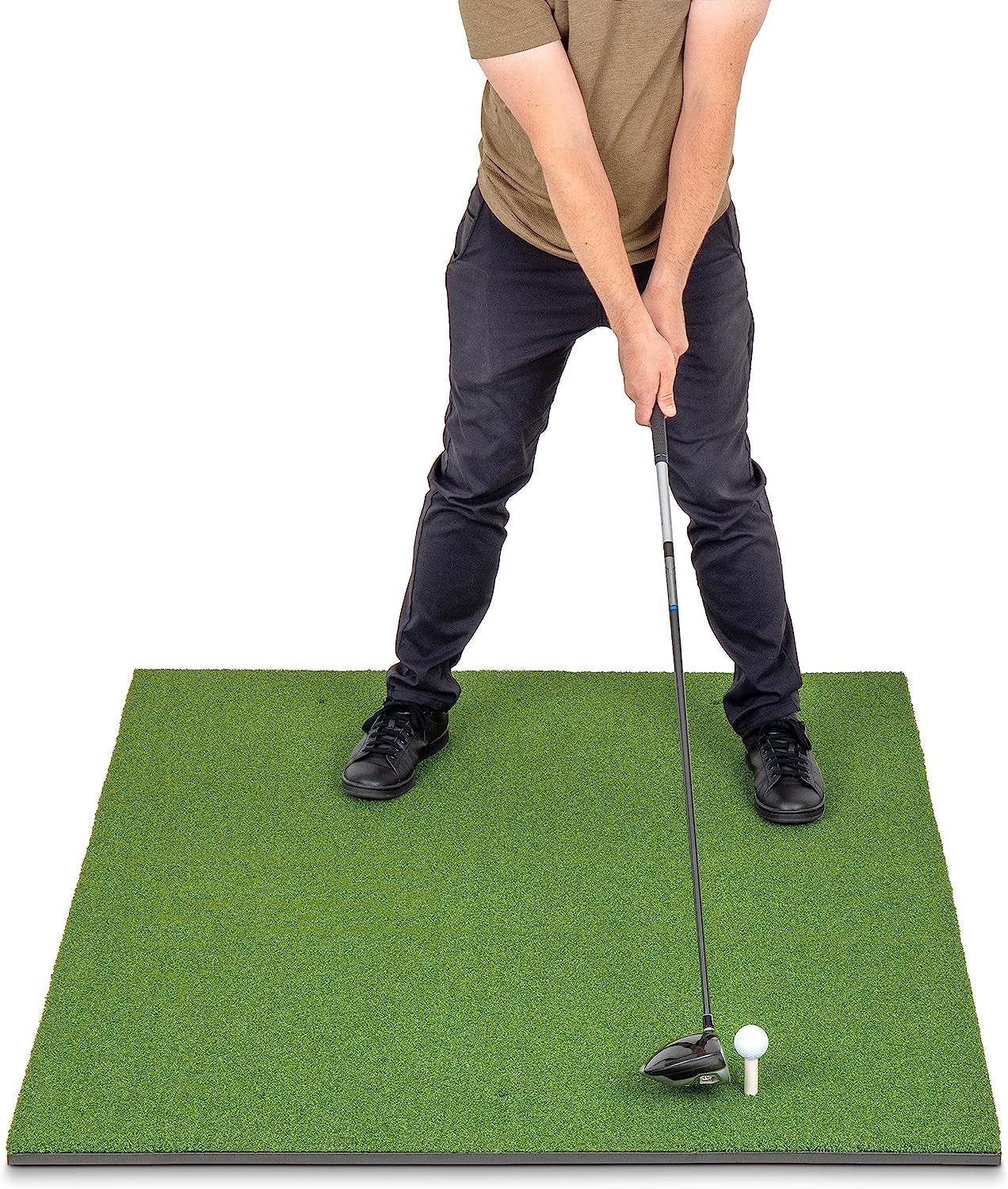 Gosports Golf Hitting Mat Artificial Turf Mat for Indoor/Outdoor Practice Includes 3 Rubber Tees - Standard, PRO, or Elite